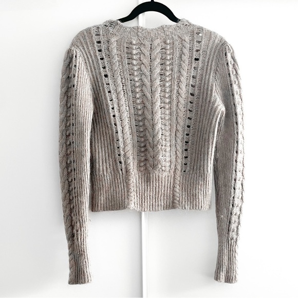 Club Monaco Cable Knit Scallop Sweater - Picture 10 of 12